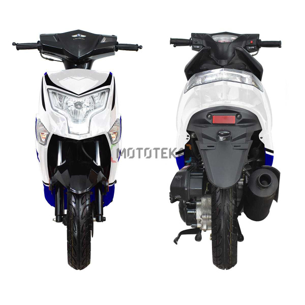 Скутер Regulmoto (Регулмото) EAGLE 50 (LJ50QT - 3L) белый/синий | Мототека