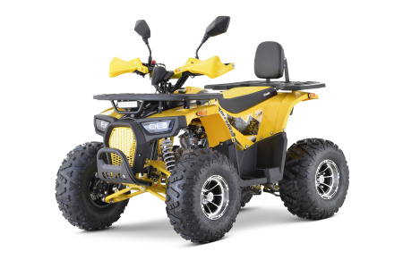 Квадроцикл подростковый FXMOTO (ФХМото) PIKE 150 жёлтый (машинокомплект) - купить с доставкой, цены в интернет-магазине Мототека