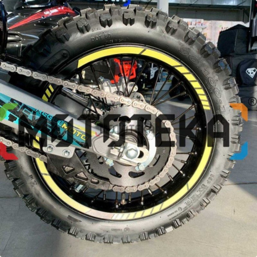 Питбайк Regulmoto (Регулмото) SEVEN 49cc (125) чёрный/жёлтый/синий фото 4