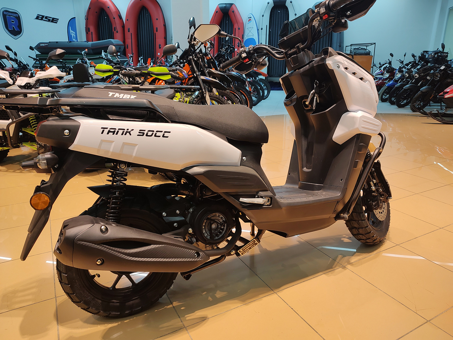 Скутер TMBK TANK 50 (150) White