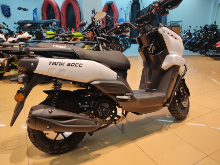 Скутер TMBK TANK 50 (150) White - купить с доставкой, по выгодной цене в интернет-магазине Мототека