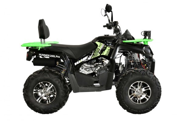 Квадроцикл Regulmoto (Регулмото) ATV 220 Lux (200X) черный (машинокомплект) | Мототека