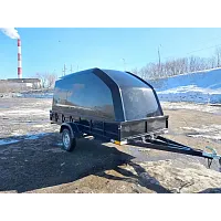 Прицеп с пластиковой крышкой БАРС 1021