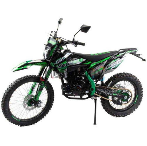 Мотоцикл кроссовый / эндуро MotoLand (Мотолэнд) XT 250 HS 172FMM (PR5) зелёный с ПТС