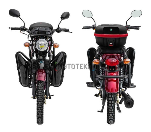 Мопед Regulmoto (Регулмото) Alpha (RM - 2) красный без кофра фото 6