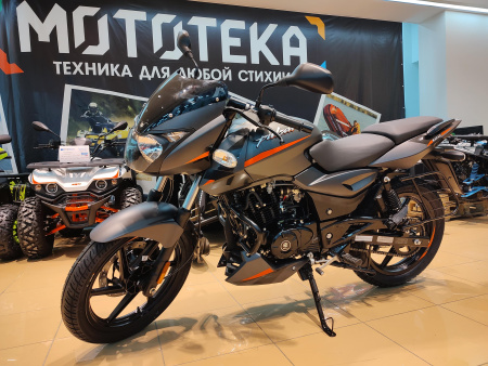 Мотоцикл дорожный BAJAJ (Баджадж) Pulsar 180 чёрный/оранжевый с ПТС - купить с доставкой, по выгодной цене в интернет-магазине Мототека