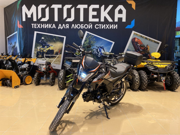 Мопед FXMOTO (ФХМото) STORM LUX 49 (125) чёрный | Мототека
