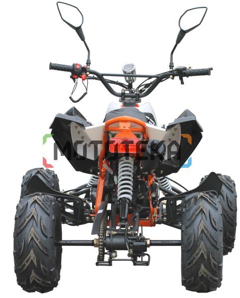 Квадроцикл детский Motax (Мотакс) ATV T - Rex LUX 125 (машинокомплект) белый/оранжевый | Мототека