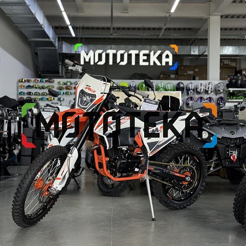 Техника в наличии! Мотоцикл кроссовый / эндуро Moto Apollo (Мото Аполло) M6 300 EFI (175FMN PR5) белый