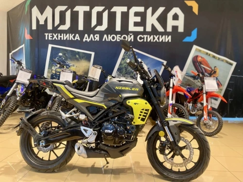 Мотоцикл дорожный Regulmoto (Регулмото) Nibbler серый/жёлтый с ПТС