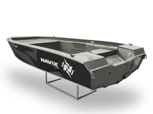 Лодка ПНД Navix (Навикс) R43 без консоли, румпельная фото 12