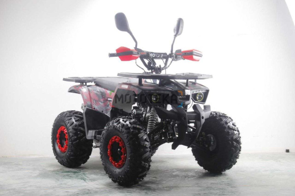 Квадроцикл детский MOTAX (Мотакс) ATV Grizlik Premium 125 красный камуфляж (машинокомплект) | Мототека