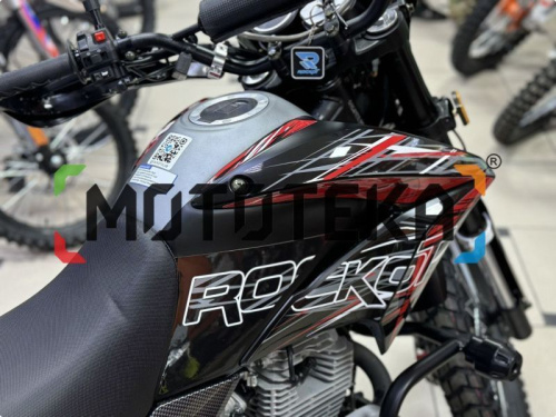 Мотоцикл кроссовый / эндуро ROCKOT (Рокот) XR250 чёрный/красный 21/18 с ЭПТС фото 9
