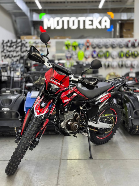 Мотоцикл кроссовый / эндуро Regulmoto (Регулмото) Sport - 003 PR PRO 300 (4 valves) 6 передач чёрный/красный с ПТС | Мототека