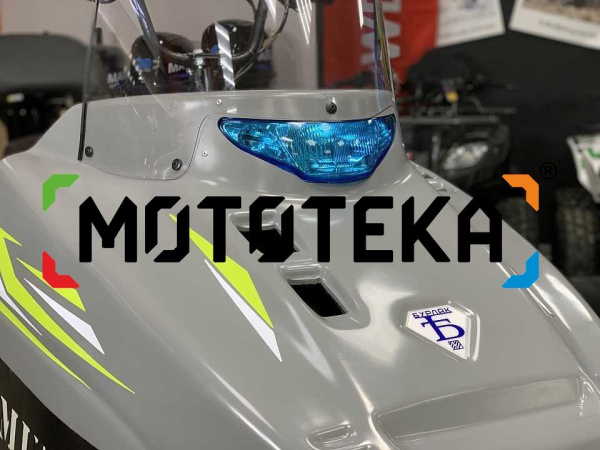 Мини - снегоход Бурлак Azimut (Азимут), Loncin 20 л.с., серый (машинокомплект) | Мототека