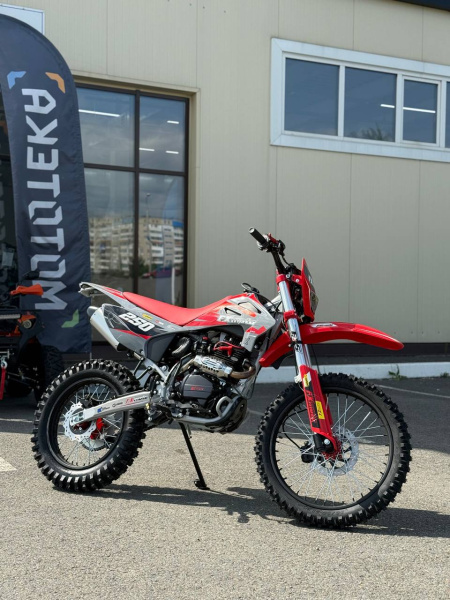Мотоцикл кроссовый / эндуро FXMOTO (ФХМото) YZ - 250 красный/белый | Мототека