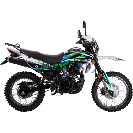 Мотоцикл кроссовый / эндуро Racer (Рейсер) RC250GY - C2 Panther зелёный с ПТС