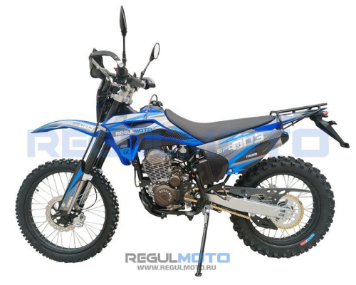 Мотоцикл кроссовый / эндуро Regulmoto (Регулмото) Sport - 003 PR 300 5 скоростей синий с ПТС фото 6