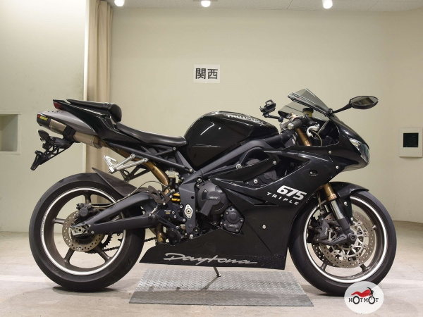 Мотоцикл TRIUMPH Daytona 675 2009, Черный пробег 23613 с ПТС | Мототека