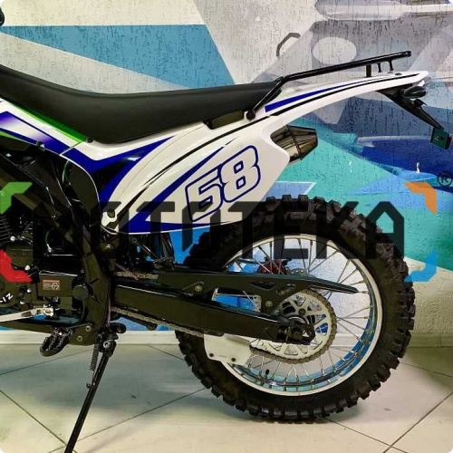 Мотоцикл кроссовый / эндуро ROLIZ (Ролиз) SPORT - 004 ZS172FMM-6 250 синий с ПТС фото 4