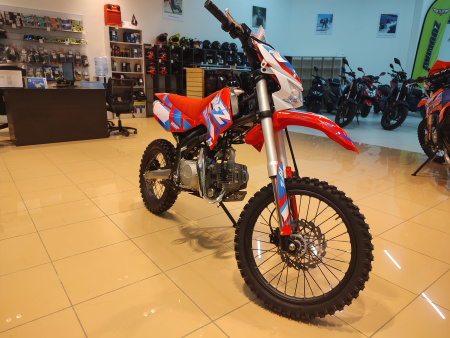 Питбайк Apollo (Аполло) RFZ Start 125 LE с фарой и электростартером 17/14 красный - купить с доставкой, по выгодной цене в интернет-магазине Мототека