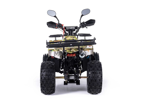 Квадроцикл детский Motax (Мотакс) ATV Grizlik Super LUX 125 зелёный камуфляж (машинокомплект) | Мототека