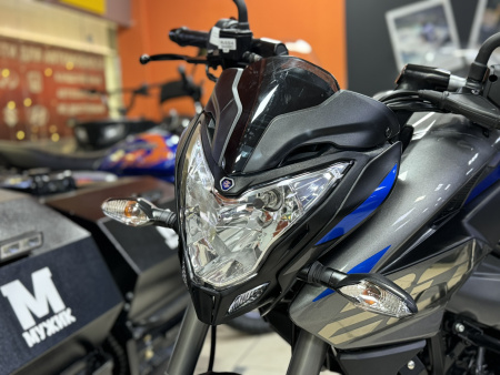 Мотоцикл дорожный BAJAJ (Баджадж) Pulsar NS 200 UG серый с ПТС - купить с доставкой, по выгодной цене в интернет-магазине Мототека