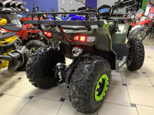 Квадроцикл Zuumav (Зуумав) REPTIL 200 (WARRIOR 200) зелёный (машинокомплект) | Мототека
