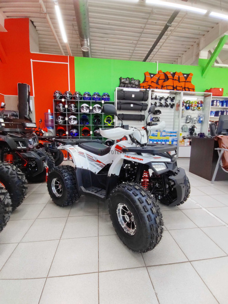 Квадроцикл подростковый Zuumav (Зуумав) HUNTER 150 PRO белый (машинокомплект) | Мототека