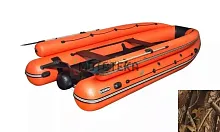 Лодка ПВХ SibRiver (Сибривер) Abakan (Абакан) - 380 JET Камуфляж (Лес)
