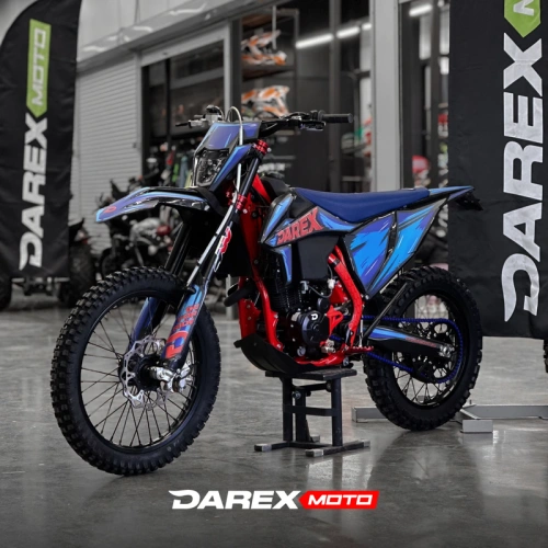 Мотоцикл кроссовый / эндуро Darex (Дарекс) UL red/blue (красный/синий) Мотоцикл кроссовый / эндуро Darex (Дарекс) UL red/blue (красный/синий)