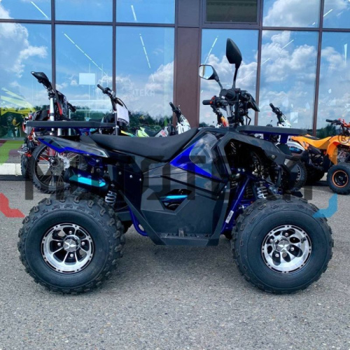 Квадроцикл детский Мотомир ATV Hammer 125 (серия 3) CAST WHEELS чёрный/синий (машинокомплект) фото 2 Квадроцикл детский Мотомир ATV Hammer 125 (серия 3) CAST WHEELS чёрный/синий (машинокомплект) фото 2