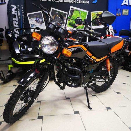 Мопед Мотомир TRICKLER 2 50 (110) чёрный/оранжевый