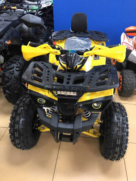 Квадроцикл детский HB - ATV 125 жёлтый (машинокомплект) | Мототека