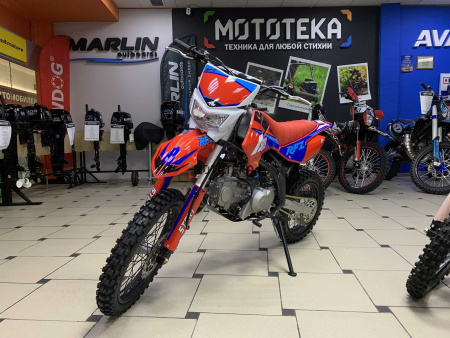 Питбайк Apollo (Аполло) RFZ Start 125 LE с фарой и электростартером 17/14 красный - купить с доставкой, по выгодной цене в интернет-магазине Мототека