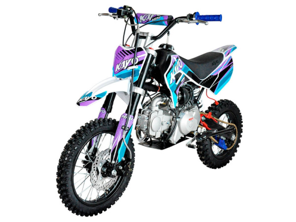 Питбайк KAYO (Кайо) MINI YX125EM 14/12 (механ. сцепл.. эл. стартер 2022 г.) | Мототека