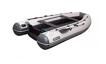 Лодка ПВХ SibRiver (Сибривер) Hatanga (Хатанга) PRO - 360 НДНД светло-серый/тёмно-серый