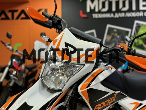 Мотоцикл кроссовый / эндуро ROCKOT (Рокот) ZR250 (белый/оранжевый. 21/18. ЭПТС) фото 3