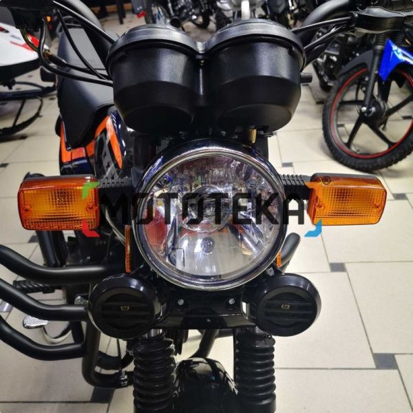 Мопед Мотомир TRICKLER 2 50 (110) чёрный/оранжевый | Мототека