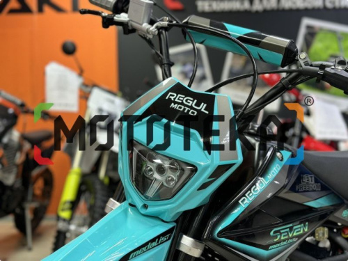 Питбайк Regulmoto (Регулмото) SEVEN MEDALIST PRO 49cc (150) 17/14 чёрный/синий фото 2 Питбайк Regulmoto (Регулмото) SEVEN MEDALIST PRO 49cc (150) 17/14 чёрный/синий фото 2