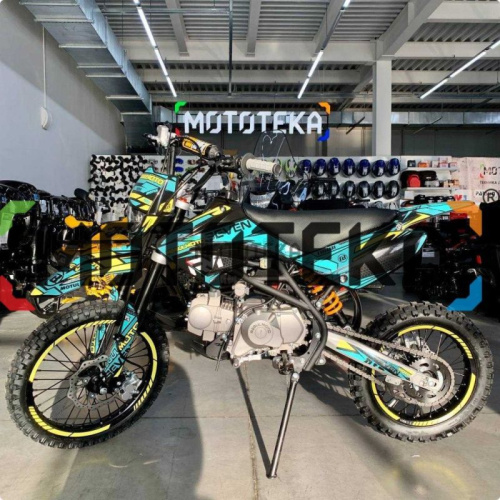 Питбайк Regulmoto (Регулмото) SEVEN 49cc (125) чёрный/жёлтый/синий фото 12