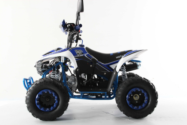 Квадроцикл детский Motax (Мотакс) ATV Mikro 110 белый/синий (машинокомплект) | Мототека