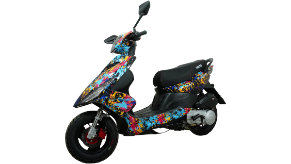 Скутер Vento (Венто) VMC CORSA 49 (150) MASS FLOWER STICKERS с ПТС | Мототека