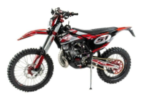 Мотоцикл кроссовый / эндуро PWR (ПВР) FS250 (2 - STROKE) красный фото 2