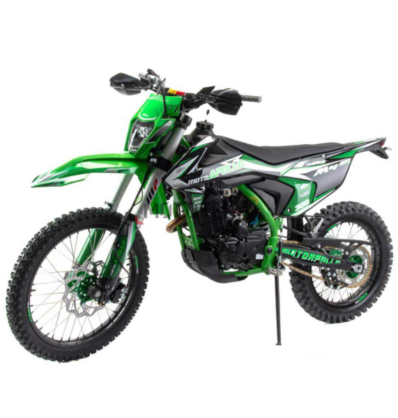 Мотоцикл кроссовый / эндуро Moto Apollo (Мото Аполло) M4 300 (175FMN PR5) зеленый | Мототека