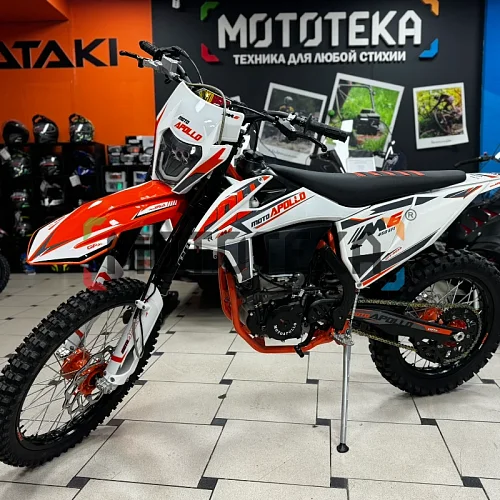 Техника в наличии!  Мотоцикл кроссовый / эндуро Moto Apollo (Мото Аполло) M6 450 EFI (NC194MQ) белый