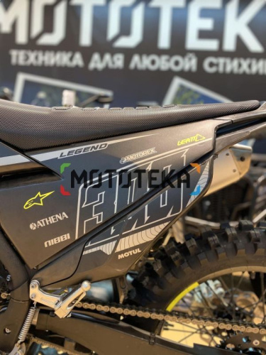 Мотоцикл кроссовый / эндуро Regulmoto (Регулмото) LEGEND 300 чёрный/жёлтый с ПТС фото 9