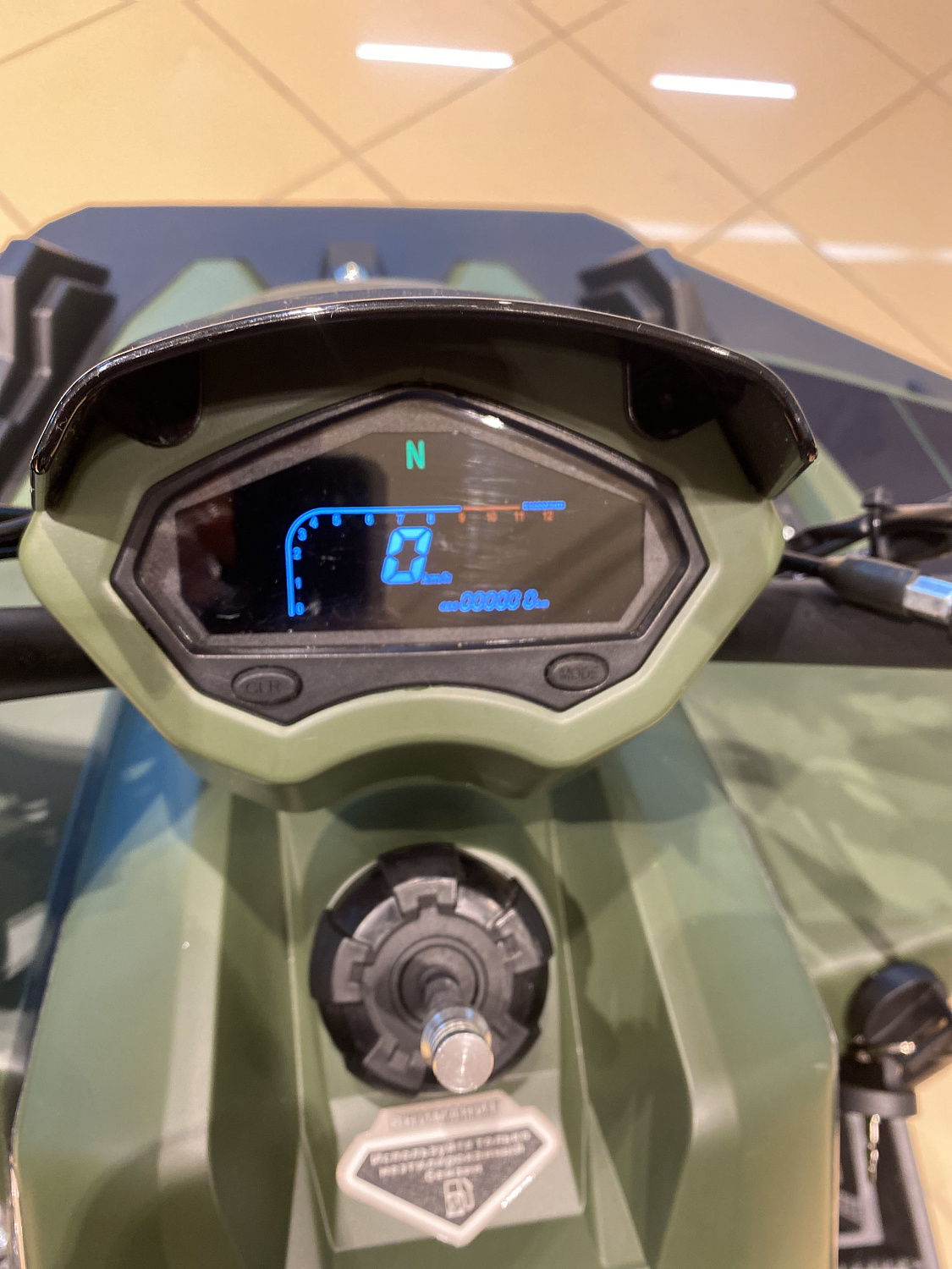 Квадроцикл детский FXMOTO (ФХМото) TANK 125 зелёный (машинокомплект)