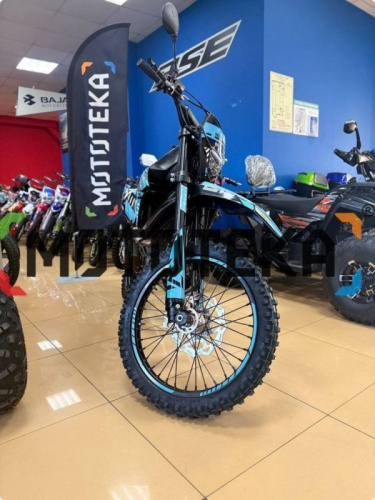 Мотоцикл кроссовый / эндуро Regulmoto (Регулмото) ZR PR 300 4 valves 6 Gear чёрный/синий с ПТС фото 9