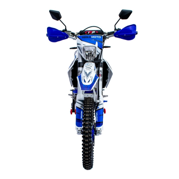 Мотоцикл кроссовый / эндуро Regulmoto (Регулмото) LEGEND 300 белый/синий с ПТС | Мототека